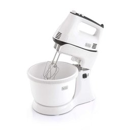عجانة من بلاك+ديكر M700-B5 قوة 300واط باللون الابيض Black&Decker M700-B5 Hand Mixer 300W white
