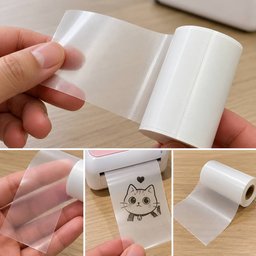 رول طباعة شفاف لاصق Clear adhesive printing roll