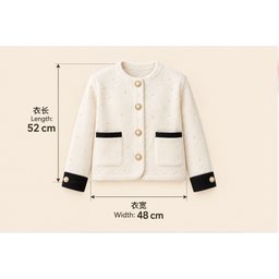 سترة نسائية بفتحة رقبة مستقيمة 914129 Women's Straight-Neck Jacket 914129
