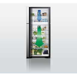 ثلاجة هيتاشي إنفرتر بابين 16 قدم Hitachi  Inverter Top Freezer Refrigerator  450L  Pure White