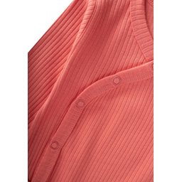 سالوبيت أطفال متقاطع 0-18 شهر - مرجاني Crossover Baby Bodysuit 0-18 Months - Coral