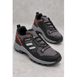 حذاء MUGGO TORVEX شتوي للجنسين برباط ونعل سميك للمشي والتنزه - رمادي دخاني Muggo TORVEX Thick-Soled Lace-Up Unisex Winter Outdoor Trekking Boots - Smoked Gray