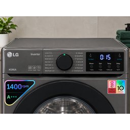 غسالة ملابس إل جي 12 كيلو إنفرتر LG 12KG Inverter Washing Machine