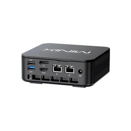 ميني كمبيوتر MINIX NR660LP بمعالج AMD Ryzen 5 6600H، ذاكرة RAM سعة 16GB، تخزين SSD سعة 512GB، لون رمادي MINIX NR660LP Mini PC, AMD Ryzen 5 6600H, 16GB RAM, 512GB SSD, Gray