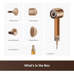 دريمي مجفف شعر Miracle Pro عالي السرعة- ذهبي Dreame Miracle Pro High-Speed ​​Hair Dryer - Gold