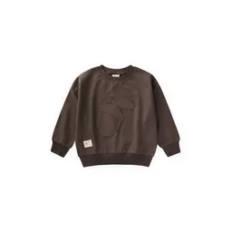 سويتشيرت موسمي خفيف للأطفال 1-7 سنوات - بني Kids' Lightweight Seasonal Sweatshirt 1-7 Years - Brown