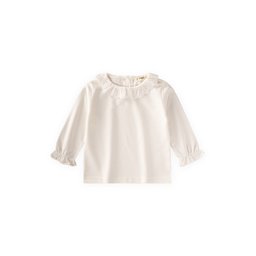 تي شيرت موسمي للأطفال بياقة - إيكرو (1-7 سنوات) Collared Seasonal T-Shirt for Kids - Ecru (1-7 Years)