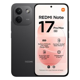 ريدمي نوت 17 برو ماكس 5 جي ذاكره 256 رام 12 Redmi Note 17 pro max 5G 256/12