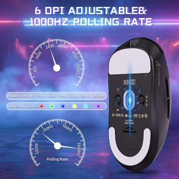 ماوس ألعاب أتاك شارك X8 SE لاسلكي ثلاثي الاتصال وقابل للشحن ATTACK SHARK X8 SE Tri-Mode Wireless Rechargeable Gaming Mouse