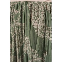 تنورة نسائية شيفون تُل غير متماثلة 8061 - لون Çağla Women's Asymmetrical Tulle Chiffon Skirt 8061 - Çağla Color