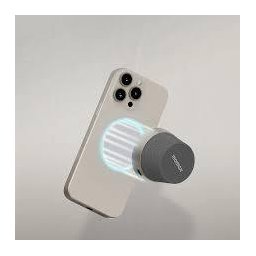 مكبر صوت موماكس لاسلكي مغناطيسي (لون تيتانيوم) Momax Vibe Go Magnetic Wireless Speaker (Titanium)
