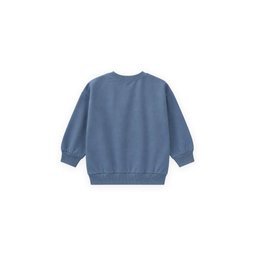 سويت شيرت أطفال قطني موسمي أزرق نيلي 1-7 سنوات Kids' Seasonal Cotton Sweatshirt 1-7 Years - Indigo Blue