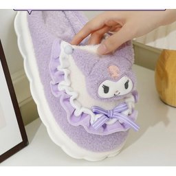 سلبر كرومي بنفسجي Purple krome slippers