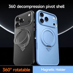 كفر آيفون 18 برو ماكس أكريليك من سيلادا مع ماك سيف ومسند دوّار iPhone 18 Pro Max SULADA Frosted MagSafe 360° Rotating Case