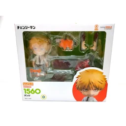 مجسم نيندورويد رقم 1560 دينجي مع بوتشيتا – تشينسو مان من شركة غود سمايل Good Smile Company Nendoroid #1560 Denji: Chainsaw Man with Pochita