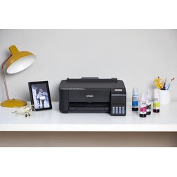طابعة إبسون إيكوتانك L1250 منزلية ملونة بحجم A4 مع اتصال Wi-Fi وتطبيق Smart Panel Epson EcoTank L1250 Home Ink Tank A4 Printer with Wi-Fi and Smart Panel App Connectivity