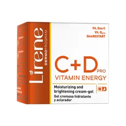 كريم-جل "Lirene C+D Pro Vitamin Energy" المرطب والمُفتِّح للبشرة Lirene C+D Pro Vitamin Energy Moisturizing and Brightening Cream-Gel