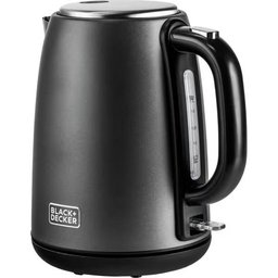 غلاية كهربائية من بلاك+ديكر SSJC175-B5 بسعة 1.7 لتر باللون الأسود والرمادي 2200 واط Black&Decker SSJC175-B5 Electric Kettle 2200W 1.7L Black/Grey