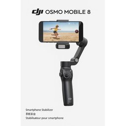 مانع اهتزاز الهواتف الذكية دي جي آي أوزمو موبايل 8 مع ميزة التتبع الذكي والدوران 360 درجة DJI Osmo Mobile 8 Smartphone Gimbal Stabilizer with 360° Pan & AI Tracking