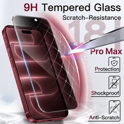 حماية شاشة آيفون 18 برو ماكس بتقنية الخصوصية مع أداة تثبيت iPhone 18 Pro Max Privacy Screen Protector with Installation Kit