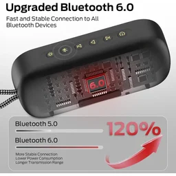 مكبر صوت مونستر S150 Plus محمول للاستخدام الخارجي بتقنية البلوتوث – أسود Monster S150 Plus Portable Outdoor Bluetooth Speaker - Black