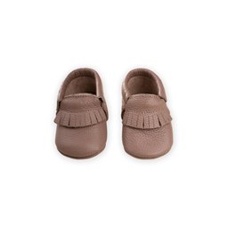 حذاء أطفال جلد نحاسي مقاس 17-21 Copper Leather Baby Shoes Size 17-21
