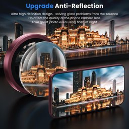 حماية عدسات كاميرا آيفون 18 برو / 18 برو ماكس iPhone 18 Pro / 18 Pro Max Camera Lens Ring Protector