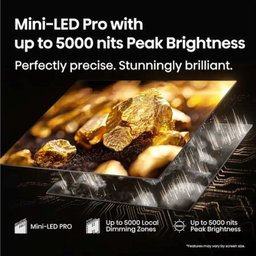 شاشة هايسنس 85 إنش Mini-LED PRO 4K ذكية مع معدل تحديث 165Hz ومعالج Hi-View AI Engine PRO Hisense 85-Inch Mini-LED PRO 4K Smart TV with 165Hz Refresh Rate and Hi-View AI Engine PRO