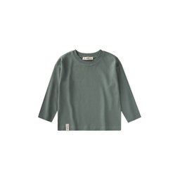 تي شيرت أطفال بيزك موسمي قطن 100% - أخضر كاكي (2-10 سنوات) Kids' Basic Seasonal T-Shirt 100% Cotton - Khaki Green (2-10 Years)