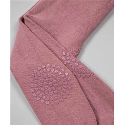 جوارب زحف مانعة للانزلاق للأطفال 6-24 شهر - لون وردي مجفف Anti-Slip Crawling Tights for Babies 6-24 Months - Dried Rose
