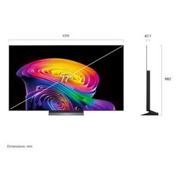 تلفزيون ال جي LG بشاشة 77 بوصة بدقة 4K Ultra HD بتردد 120 Hz تلفاز ذكي webOS OLED – أسود LG OLED77C6HUP Television - 77 Inch - 4K Ultra HD - 120 Hz - Smart webOS TV - OLED - Black
