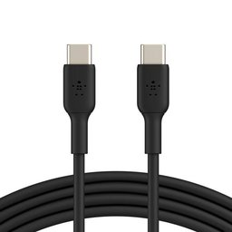 كيبل بوست جارج فليكس من يو إس بي‑سي إلى يو إس بي‑سي بطول ١ متر باللون الأسود BoostCharge Flex USB‑C to USB‑C Cable 60W (1m, Black)