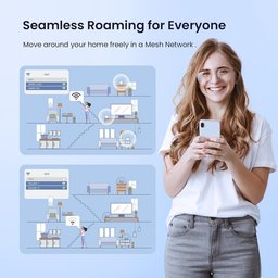 نظام تندا نوفا MW6 مكون من قطعتين Mesh Wi-Fi 5 بسرعة AC1200 مع منافذ Gigabit وتغطية تصل إلى 200 متر مربع Tenda Nova MW6 (2-Pack) AC1200 Whole Home Mesh Wi-Fi 5 System with Gigabit Ethernet Ports