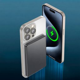 باور بانك مغناطيسي من Miccell بقوة 15 واط Miccell 15W Magnetic Power Bank