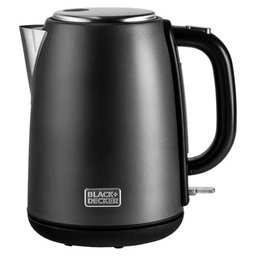 غلاية كهربائية من بلاك+ديكر SSJC175-B5 بسعة 1.7 لتر باللون الأسود والرمادي 2200 واط Black&Decker SSJC175-B5 Electric Kettle 2200W 1.7L Black/Grey