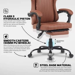 كرسي ألعاب فانتك GC-193 بتصميم مريح وكسوة جلدية فاخرة – أسود مع لمسات لونية Fantech GC-193 Gaming Chair – Luxury Leather and Ergonomic Design (Black with Colored Accents)