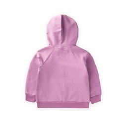 جاكيت بغطاء رأس وسحاب للأطفال 1-14 سنة - بنفسجي Kids' Hooded Zipper Cardigan 1-14 Years - Purple