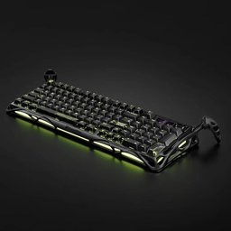 لوحة مفاتيح GravaStar Mercury K98 Pro الميكانيكية اللاسلكية – أسود فانتوم (GSK98PRO-GM) GravaStar Mercury K98 Pro Wireless Mechanical Gaming Keyboard – Phantom Black (GSK98PRO-GM)