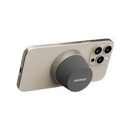 مكبر صوت موماكس لاسلكي مغناطيسي (لون تيتانيوم) Momax Vibe Go Magnetic Wireless Speaker (Titanium)