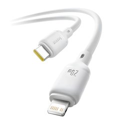 كابل شحن سريع بيسوس سيلكي سيريز تايب سي إلى لايتنينج 20 واط بطول 2 متر Baseus Silky Series Type-C to Lightning PD 20W Fast Charging Cable (2M)