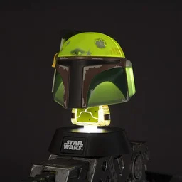 مصباح مكتب ثلاثي الأبعاد بتصميم بوبا فيت من ستار وورز – بالادون Paladone Star Wars Boba Fett 3D Icon Light Collectible Desk Lamp