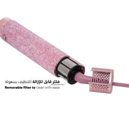 كلارا جهاز تصفيف وتجفيف الشعر باللون الوردي CLARA MULTI STYLER 6-IN-1 - BLING CANDY ROSE C33