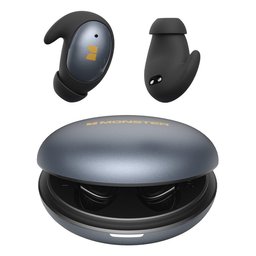 - اسود سماعة مونستر اللاسلكية Monster Sleep Ear100 – مخصصة للنوم Monster Sleep Ear100 Wireless Sleep Earbuds for Side Sleepers – Black
