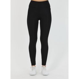 ليقنز نسائي أسود بخصر عالٍ وبتصميم ضاغط Women's Black High-Waist Shaping Leggings