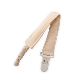 حامل لهاية أطفال قطني 23 سم - طبيعي Baby Cotton Pacifier Holder 23 cm - Natural