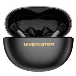 سماعات مونستر AC225 لاسلكية بتصميم مفتوح للأذن – أسود Monster AC225 Open-Ear Wireless Earbuds – Black