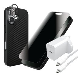 باقة 5 في 1 من زاك للايفون 16 Zagg 5 in 1 Bundle For iPhone 16