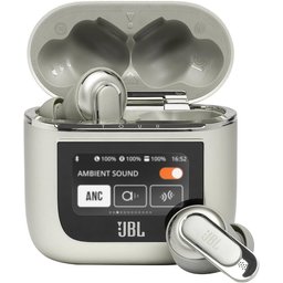 جي بي ال سماعات أذن Tour Pro 2 اللاسلكية الحقيقية بخاصية إلغاء الضوضاء بلون الشمبانيا JBL Tour Pro 2 True wireless Noise Cancelling Earbuds Champagne