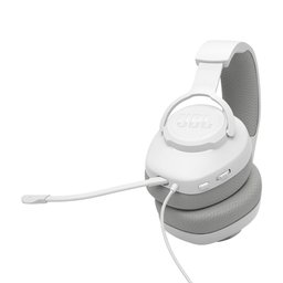 7297. جي بي ال سماعة رأس Quantum 100 M2 سلكية للألعاب ابيض 7297. JBL Quantum 100 M2 Gaming-Wired Over-ear Headset white