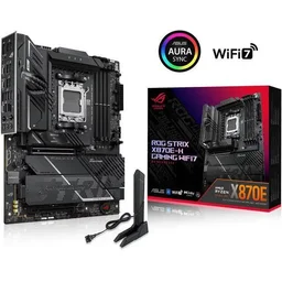 لوحة أم أسوس آر أوجي ستريكس X870E-H جيمنج واي فاي 7 ASUS ROG Strix X870E-H Gaming WiFi 7 AMD AM5 ATX Motherboard